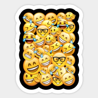 smile emoji faces Sticker